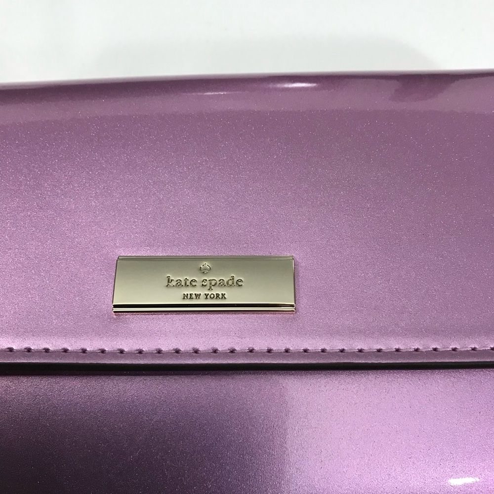 Kate Spade Kenzie Boxed Medium Flap Wristlet in Quartz Pink NIB - Picture 7 of 8